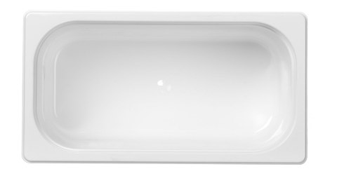 Pojemnik GN 1/3 z białego poliwęglanu, HENDI, GN 1/3, 5,7L, biały, 325x176x(H)150mm