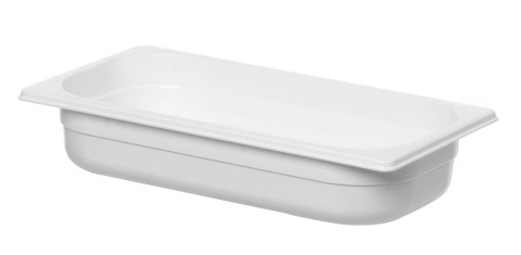Pojemnik GN 1/3 z białego poliwęglanu, HENDI, GN 1/3, 2,5L, biały, 325x176x(H)65mm