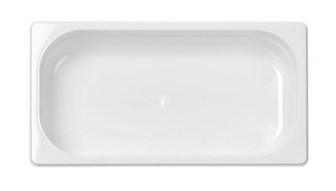 Pojemnik GN 1/3 z białego poliwęglanu, HENDI, GN 1/3, 2,5L, biały, 325x176x(H)65mm