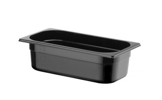 Pojemnik GN 1/3 z czarnego poliwęglanu, HENDI, Profi Line, GN 1/3, 4L, czarny, 325x176x(H)100mm