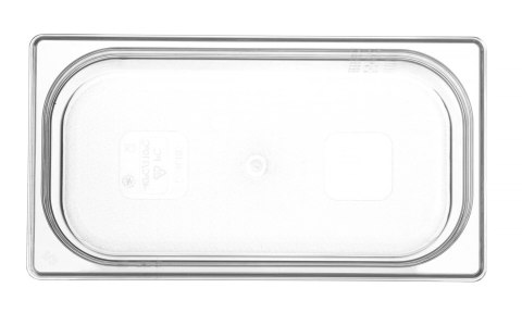 Pojemnik GN 1/3 z poliwęglanu, HENDI, Profi Line, GN 1/3, 4L, transparentny, 325x176x(H)100mm