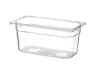 Pojemnik GN 1/3 z poliwęglanu, HENDI, Profi Line, GN 1/3, 5,7L, transparentny, 325x176x(H)150mm