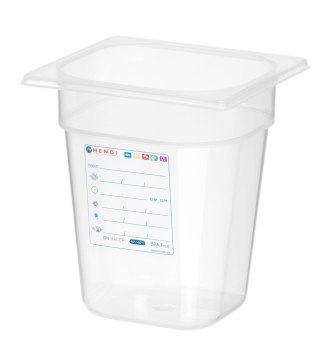 Pojemnik GN 1/6 HACCP z polipropylenu 200mm