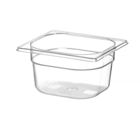Pojemnik GN 1/6 z poliwęglanu, HENDI, Profi Line, GN 1/6, 1,6L, transparentny, 176x162x(H)100mm