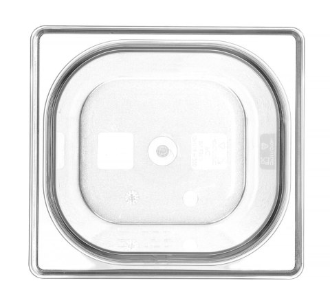 Pojemnik GN 1/6 z poliwęglanu, HENDI, Profi Line, GN 1/6, 3,4L, transparentny, 176x162x(H)200mm