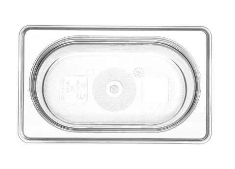 Pojemnik GN 1/9 z poliwęglanu, HENDI, Profi Line, GN 1/9, 1L, transparentny, 176x108x(H)100mm