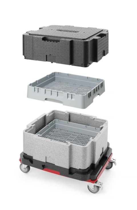 Pojemnik termoizolacyjny wielofunkcyjny Cam GoBox®, Cambro, szary