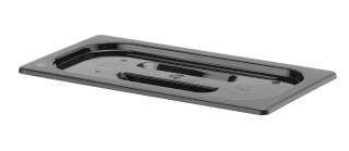 Pokrywa do pojemników GN z czarnego poliwęglanu GN 1/3