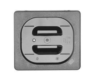 Pokrywa do pojemników GN z czarnego poliwęglanu GN 1/6