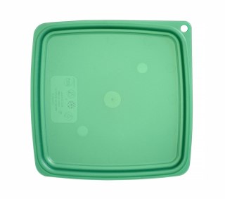 Pokrywka do pojemnika CamSquares Fresh Pro, Cambro, do pojemników 1,9l i 3,8l, zielony, 191x191x(H)19mm
