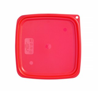 Pokrywka do pojemnika CamSquares Fresh Pro, Cambro, do pojemników 5,7l i 7,6l, czerwony, 229x229x(H)19mm