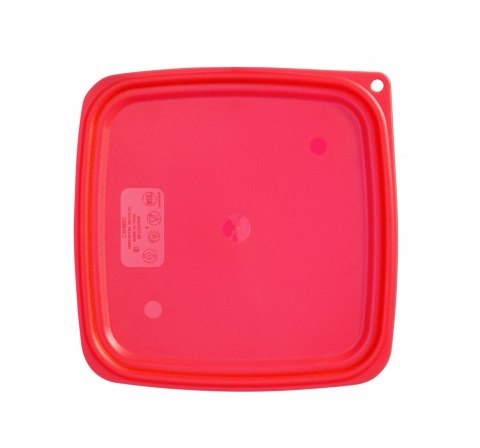 Pokrywka do pojemnika CamSquares Fresh Pro, Cambro, do pojemników 5,7l i 7,6l, czerwony, 229x229x(H)19mm