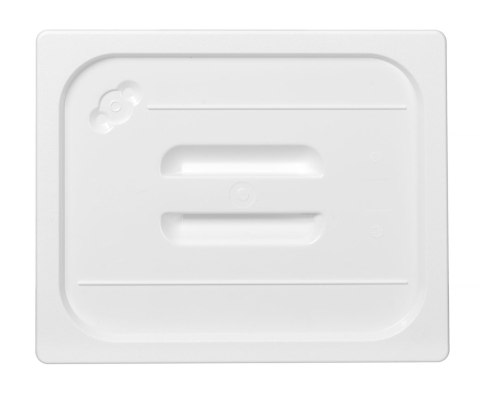 Pokrywka do pojemników GN z białego poliwęglanu GN 1/2