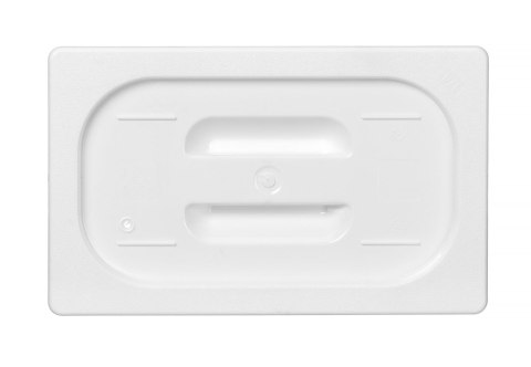 Pokrywka do pojemników GN z białego poliwęglanu GN 1/4