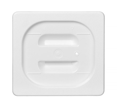 Pokrywka do pojemników GN z białego poliwęglanu GN 1/6