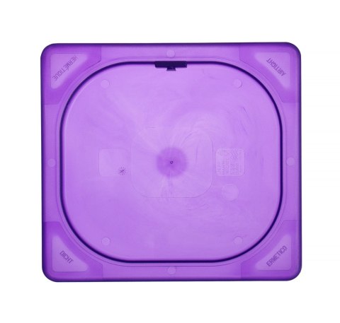 Pokrywka fioletowa do pojemników GN GN 1/6 - 176x162 mm