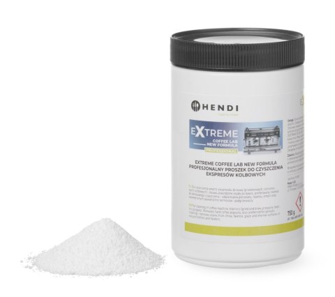 Extreme Coffee Lab NEW FORMULA profesjonalny proszek do czyszczenia ekspresów kolbowych, HENDI, 0,75 kg