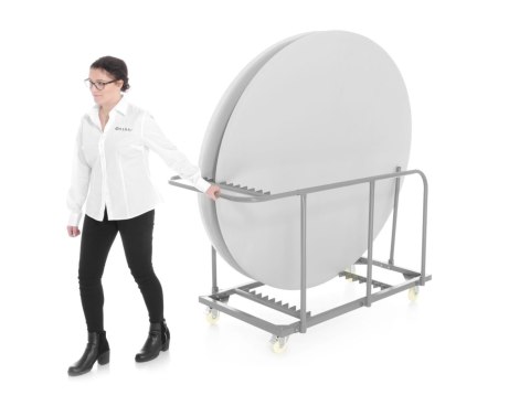 WÓZEK DO TRANSPORTU STOŁÓW CATERINGOWYCH