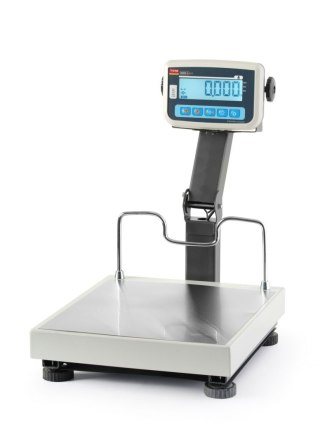 Waga platformowa LCD ze składanym wysięgnikiem i z legalizacją, seria EKO+, 60 kg