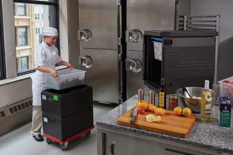 Wózek CAMBRO Camdolly® do pojemników termoizolacyjnych Cam GoBox® 692x426x(H)167