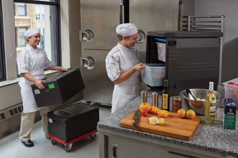 Wózek CAMBRO Camdolly® do pojemników termoizolacyjnych Cam GoBox® 692x426x(H)167