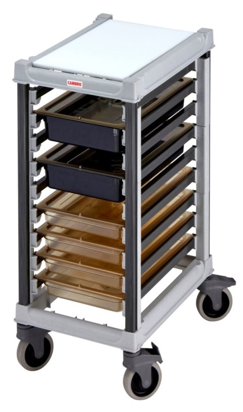 Wózek CAMBRO Camshelving® do transportu pojemników 9 × GN 1/1