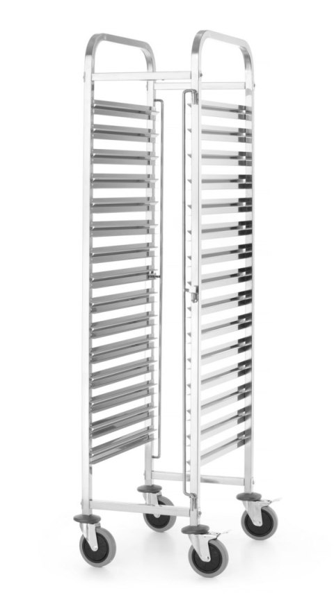 Wózek do transportu pojemników , HENDI, Kitchen Line, GN 1/1, srebrny, 380x550x(H)1705mm