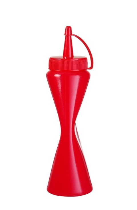 Butelka dozująca, HENDI, 0,2L, czerwony, ⌀50x(H)177mm