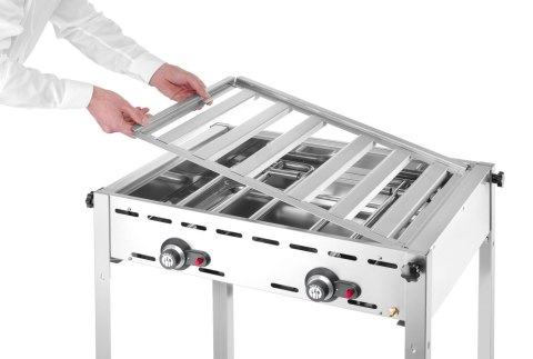 Grill " Green Fire" Profi Line 2 - palnikowy 2 palniki - bez półki