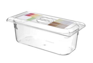 Kuweta do lodów z poliwęglanu przezroczysty 360x165x(H)120 mm