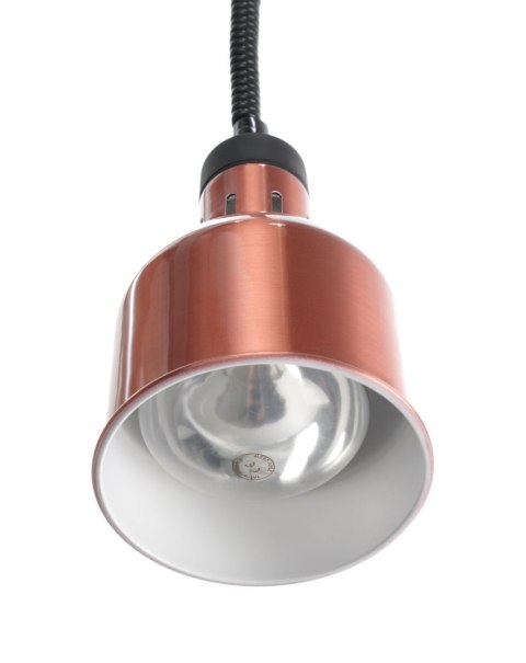 Lampa do podgrzewania potraw wisząca, cylindryczna, HENDI, miedziany, 230V/375W, ⌀175x(H)250mm