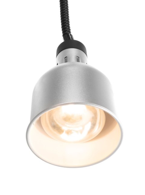 Lampa do podgrzewania potraw wisząca, cylindryczna, HENDI, srebrny, 230V/375W, ⌀175x(H)250mm