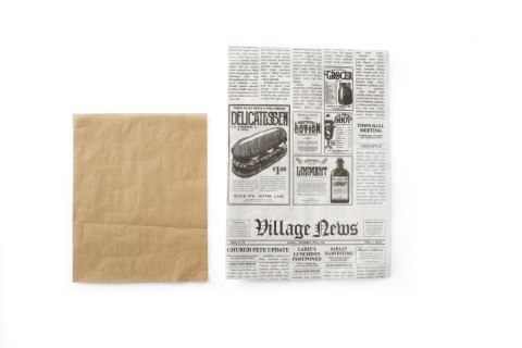 Papier pergaminowy, HENDI, wydruk gazety, 500 szt., 250x350mm