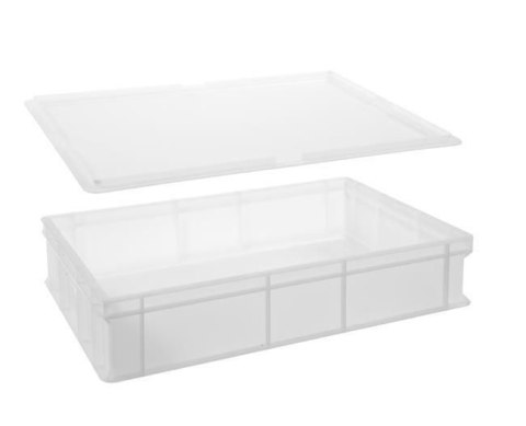 Pojemnik na ciasto na pizzę 600x400, AmerBox, Kitchen Line, 12L, 600x400x(H)70mm