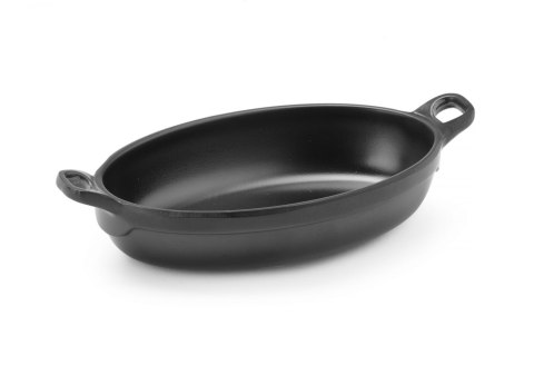 Rondelek czarny mini owalny Little Chef, HENDI, Little Chef, czarny, 155x80x(H)37mm