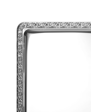 Taca prostokątna z rantem dekoracyjnym 530x325 mm