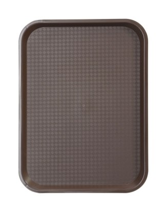 Taca z polipropylenu - FAST FOOD 305x415 mm brązowa