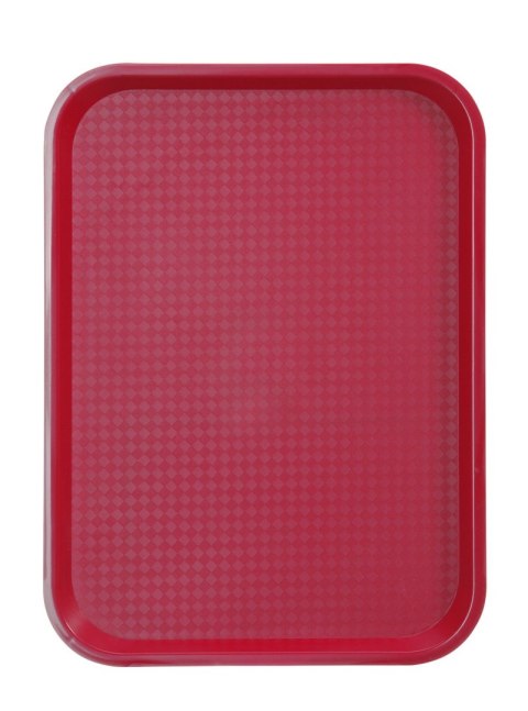 Taca z polipropylenu Fast Food średnia, AmerBox, czerwony, 305x415x(H)20mm