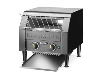 Toster przelotowy podwójny, czarny