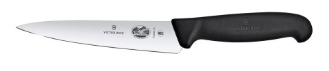 Victorinox Fibrox Nóż kuchenny, szerokie ostrze, 15 cm, czarny
