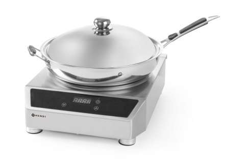 Indukcyjny wok model 3500, HENDI, Profi Line, kuchenka, 230V/3500W, 340x450x(H)130mm