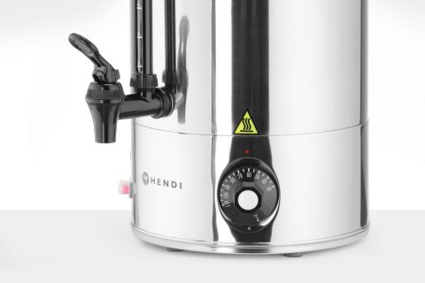 Warnik do wody o pojedynczych ściankach, HENDI, 9L, srebrny, 230V/2200W, 340x227x(H)468mm