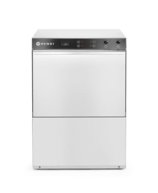 Zmywarka do naczyń 50x50 - sterowanie elektromechaniczne - 400 V Z dozownikiem detergentu i pompą spustową