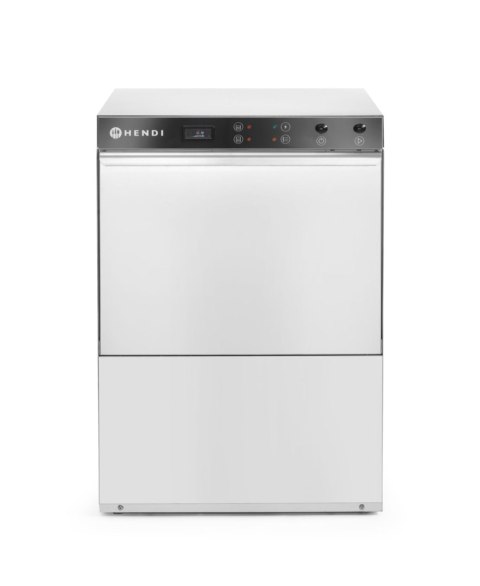 Zmywarka do naczyń 50x50 - sterowanie elektromechaniczne - 400 V Z dozownikiem detergentu i pompą spustową