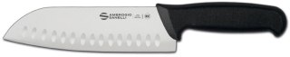 Ambrogio Sanelli Supra , nóż "Santoku", ze żłobieniami, 18 cm