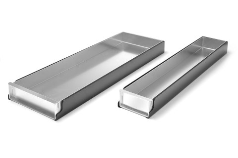 Blacha aluminiowa cukiernicza - zamykana 580x100x(H)50