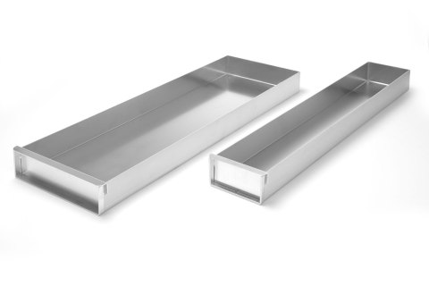 Blacha aluminiowa cukiernicza - zamykana 580x100x(H)50