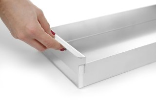 Blacha aluminiowa cukiernicza - zamykana 580x200x(H)50