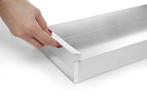 Blacha aluminiowa cukiernicza - zamykana 580x200x(H)50