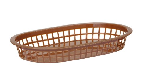 Koszyk do pieczywa owalny, HENDI, brązowy, 6 szt., 275x175x(H)38mm
